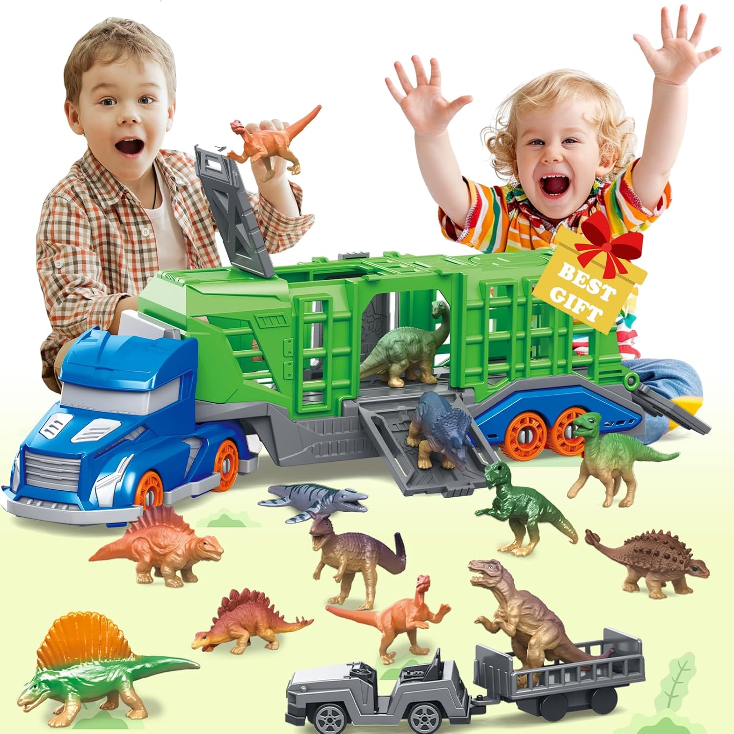 Model Kit Dinosaur - Набор игрушек: Транспортное средство для перевозки