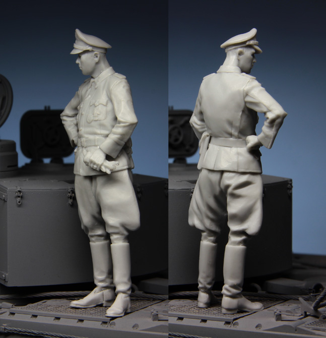Model Kit Ww2 - Набор из смолы 1:35: Офицер в