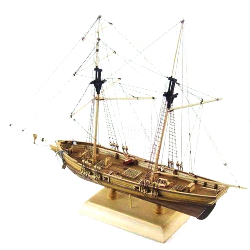 Model Kit Yacht - 1:70 новый деревянный Фотофон 