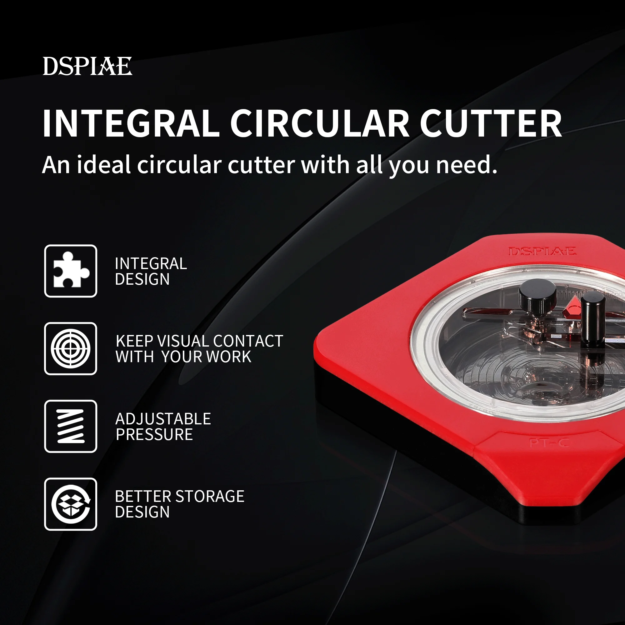 Model Kit Cutter - Новый интегральный круговой резак DSPIAE PT-C