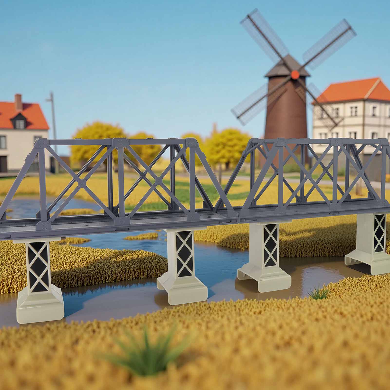 Model Kit Runner - Модельный набор железной мостовой конструкции Evemodel