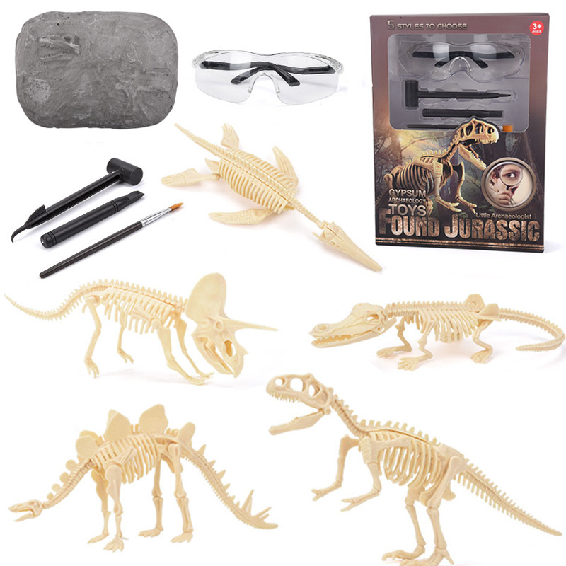Model Kit Dinosaur - Набор для раскопок окаменелостей динозавров STEM:
