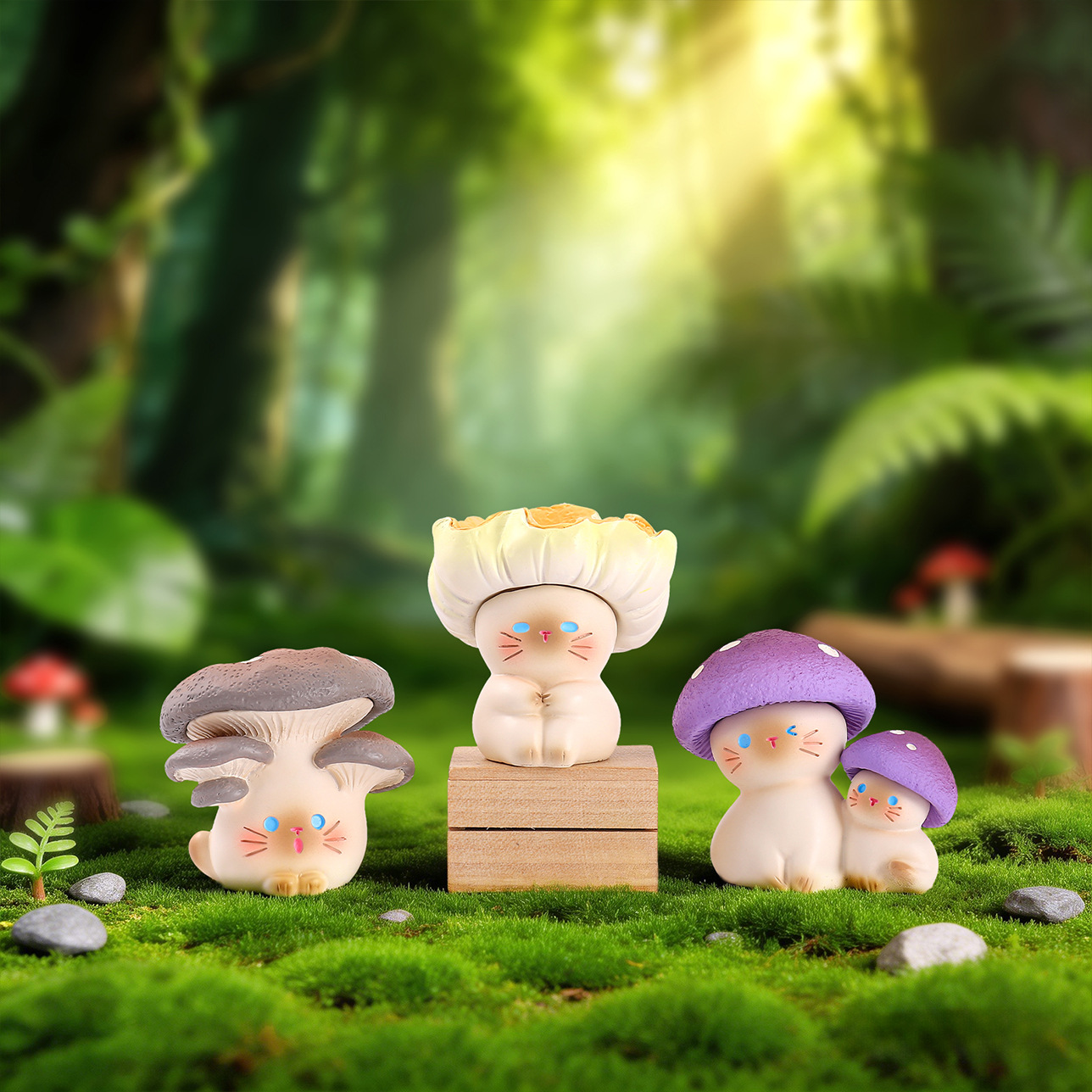 Набор-сюрприз Mushroom Meow Fa – обзор и цена Model Kit Fantasy