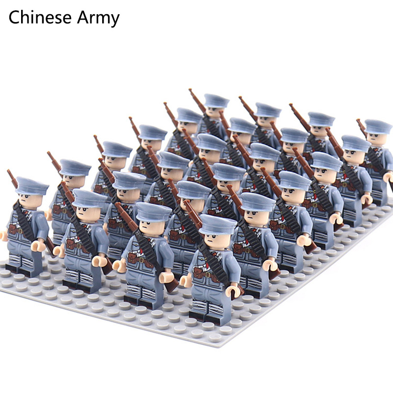 WW2 24 шт./лот, военные солдат – обзор и цена Model Kit Ww2