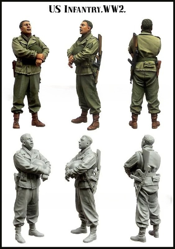 Масштаб 1/35, пехота армии США – обзор и цена Model Kit Ww2
