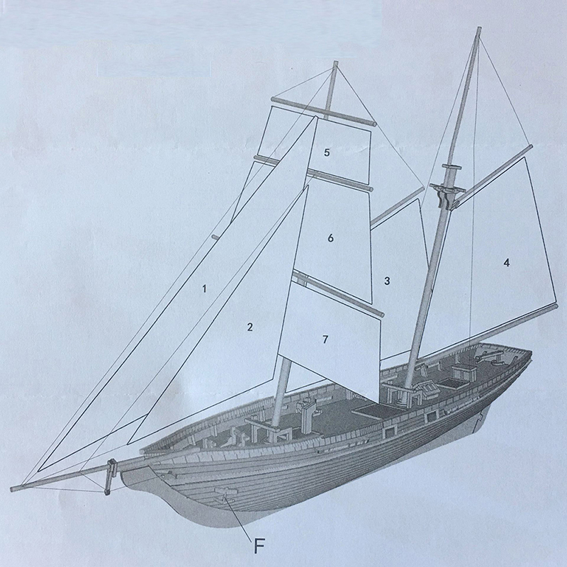 1:70 новый деревянный Фотофон  – обзор и цена Model Kit Yacht