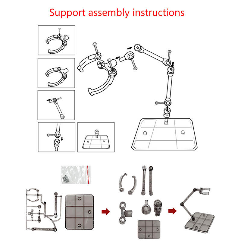 1 комплект, основание для экшн – обзор и цена Model Kit Jms
